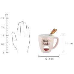 Fondue CHOCOLAT (3 éléments) -Meubles Soldes Boutique 1000364167 220719 500 SKETCH DETAILS P000000001000364167 sketch