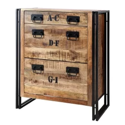 Meuble à Chaussures En Bois Massif Iron