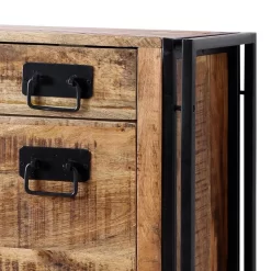 Meuble à Chaussures En Bois Massif Iron 10 Meuble à Chaussures En Bois Massif Iron -Meubles Soldes Boutique 1000371218 230420 040 DETAILS P000000001000371218