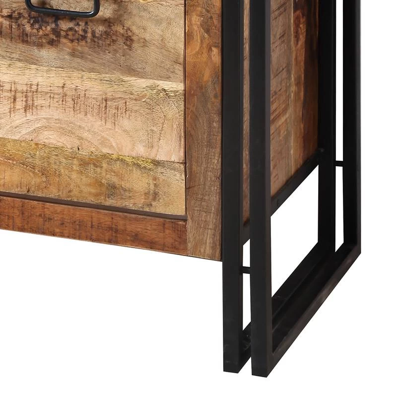 Meuble à Chaussures En Bois Massif Iron 7 Meuble à Chaussures En Bois Massif Iron – Image 7