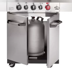 Barbecue à Gaz Enders Kansas II Pro 3 SIK Turbo - Grijs - Surface De Cuisson 60x45 Cm - 3 Brûleurs Principaux + Brûleur Latéral + Brûleur Arrière - Barbecue -Meubles Soldes Boutique 1200x1135