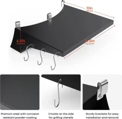 Table D'appoint Amovible Et Pliable BBQNovation Pour Les Barbecues Kogel De 57 Cm, Garantie D'ajustement à 100 % Sur La Plupart Des Barbecues Weber Kogel -Meubles Soldes Boutique 1200x1165