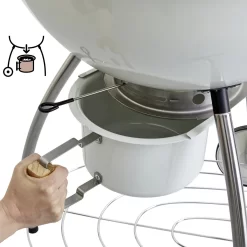 NATERIAL - Barbecue à Charbon PHOENIX BETA II - 8 Personnes - Ø 57 Cm - H. 108 Cm - Acier émaillé - Crème - Kogelbarbecue -Meubles Soldes Boutique 1200x1200 18