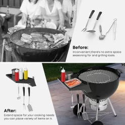 Table D'appoint Amovible Et Pliable BBQNovation Pour Les Barbecues Kogel De 57 Cm, Garantie D'ajustement à 100 % Sur La Plupart Des Barbecues Weber Kogel -Meubles Soldes Boutique 1200x1200 44