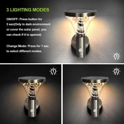 Brimmel Waleda SG601071 Applique Murale Lampe De Jardin Extérieur éclairage Extérieur énergie Solaire éclairage Extérieur éclairage De Jardin-25cm -Meubles Soldes Boutique 1200x1200 49