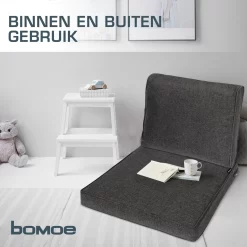 Bomoe Ilano - Coussin De Dossier Lounge Plein Air 50x40cm - Coussin De Jardin épaisseur 10cm, Lavable & Protection UV - Anthracite -Meubles Soldes Boutique 1200x1200 71