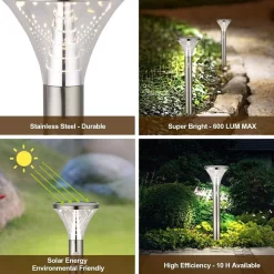 Brimmel Waleda SG601088 Éclairage De Jardin-Éclairage De Jardin à L'énergie Solaire-Lampe De Jardin-Éclairage Extérieur à énergie Solaire-50CM -Meubles Soldes Boutique 1200x1200 73