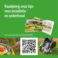 Tondeuse Robot Powerplus POWXG6305 - 18V - Pour Pelouses Jusqu'à Environ 500m² - Largeur De Coupe 180mm - Incl. Borne De Recharge Et Accessoires -Meubles Soldes Boutique 1200x1200 77