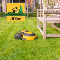 Tondeuse Robot Powerplus POWXG6305 - 18V - Pour Pelouses Jusqu'à Environ 500m² - Largeur De Coupe 180mm - Incl. Borne De Recharge Et Accessoires -Meubles Soldes Boutique 1200x1200 80