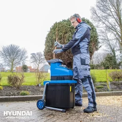 Broyeur électrique Hyundai Whisper-Quiet 2800W - Broyeur De Jardin / Broyeur De Branches Pour Une épaisseur De Branche De 45 Mm - Avec Collecteur De 60 Litres -Meubles Soldes Boutique 1200x1200 87