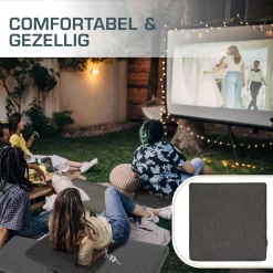 Bomoe Ilano - Coussin D'assise Lounge Plein Air 50x50cm - Coussin De Jardin épaisseur 8cm, Lavable & Protection UV - Anthracite -Meubles Soldes Boutique 1200x1200 93