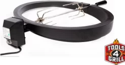 Rôtissoire Tools4Grill | Broche De Gril | Rôtisserie TBV 23 Pouces BBQ 60 Cm Taille Extérieure