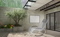 Chaise à Bascule D'extérieur Confortable Kamyra® - Chaise De Jardin, Chaises De Jardin De Jardin - Pour Adultes Et Enfants - Aluminium - Grijs -Meubles Soldes Boutique 1200x750 1