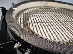 Série Evolve Econ - Barbecue Kamado 24" / 61 CM / XXL - Avec étagères De Table En Bois - Accessoires Gratuits Inclus - Parois En Céramique - Forme D'œuf - Chaleur Directe + Chaleur Indirecte - Ventilation Professionnelle - Thermomètre Intelligent -Meubles Soldes Boutique 1200x900