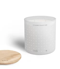 Skandinavisk Bougie Parfumée Avec Couvercle, SNÖ, 400 g -Meubles Soldes Boutique 20114 4 SNO CANDLE 400G