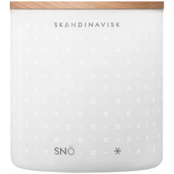 Skandinavisk Bougie Parfumée Avec Couvercle, SNÖ, 400 g