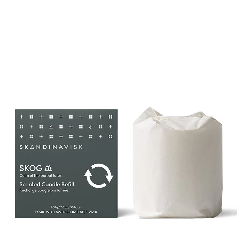 Skandinavisk Recharge Pour Grande Bougie Parfumée, SKOG 2 Skandinavisk Recharge Pour Grande Bougie Parfumée, SKOG – Image 2