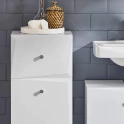 Armoire Salle De Bain BZR93-W -Meubles Soldes Boutique 37b15f2b9c8a42e7a9688a682fdce164