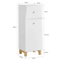 Armoire Salle De Bain BZR93-W -Meubles Soldes Boutique 51d26e09e0194a2fb9e681cdb0b48431