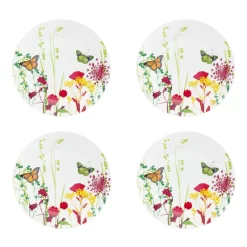 Coffret De 4 Assiettes Tutti Fiori