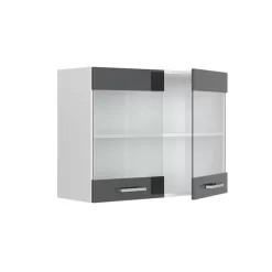 Meuble Haut Vitré R-Line 80cm -Meubles Soldes Boutique 64647041722841b5970a7a6fa245a0f8