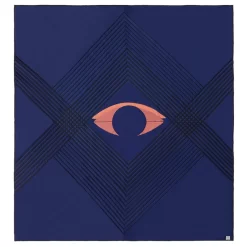 &Tradition Couvre-lit The Eye AP9, 240 X 260 cm, Bleu Minuit