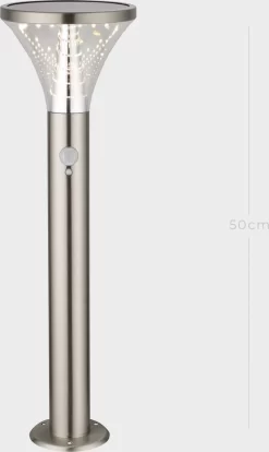 Brimmel Waleda SG601088 Éclairage De Jardin-Éclairage De Jardin à L'énergie Solaire-Lampe De Jardin-Éclairage Extérieur à énergie Solaire-50CM