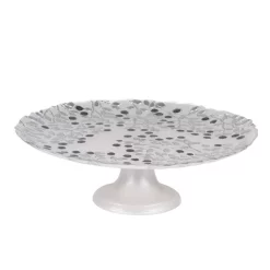 Plat Sur Pied Berry Argent