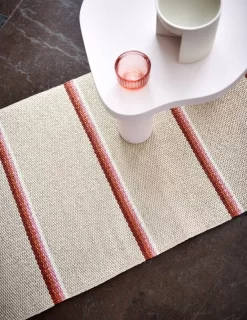 Pappelina Tapis Olle 180 x 260 cm, Brique - Crème -Meubles Soldes Boutique Pappelina olle brick