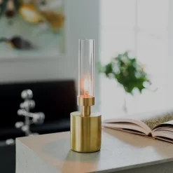 Klong Lampe à Huile Patina, Petit Modèle, Laiton -Meubles Soldes Boutique Patina mini brass square