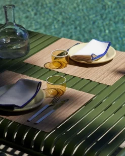 HAY Serviettes De Table Outline, Lot De 4, Crème -Meubles Soldes Boutique Tint Glass Set of 2 light yellow with white rim Outline Napkins Set of 4 cream