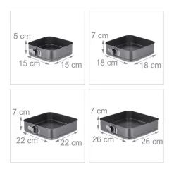 Lot De 4 Moules Carrés -Meubles Soldes Boutique a3c888aadf384bffb46d5dc50684766f