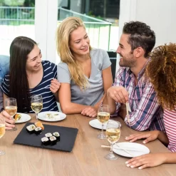 Plateau En Ardoise Carré Lot De 6 -Meubles Soldes Boutique eed52a09eeb94c9eb8b73e20085cb19a