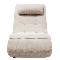 Fauteuil De Relaxation Long Island Tissu -Meubles Soldes Boutique relaxliege long island webstoff stoff parsa beige grau 3940732