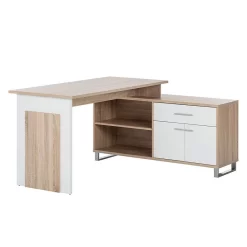 Bureau Maxim -Meubles Soldes Boutique schreibtisch maxim sonoma eiche dekor weiss 494741