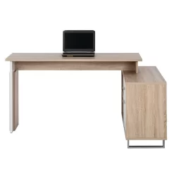 Bureau Maxim -Meubles Soldes Boutique schreibtisch maxim sonoma eiche dekor weiss 494743