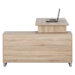 Bureau Maxim -Meubles Soldes Boutique schreibtisch maxim sonoma eiche dekor weiss 494745
