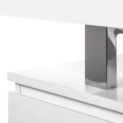 Bureau Paddington II -Meubles Soldes Boutique schreibtisch paddington hochglanz weiss lackiert mit 1 container 3375797