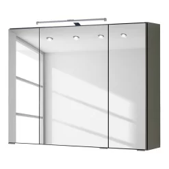Armoire De Toilette Zeehan I -Meubles Soldes Boutique spiegelschrank zeehan grau 80 cm 5163720