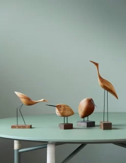Warm Nordic Beak Bird, Low Heron, Chêne -Meubles Soldes Boutique warmnordic beakbirds affinity 2